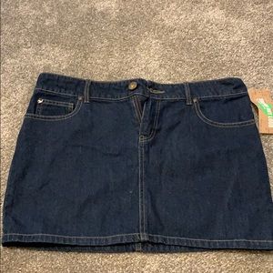 NWT Juniors Jean Skirt